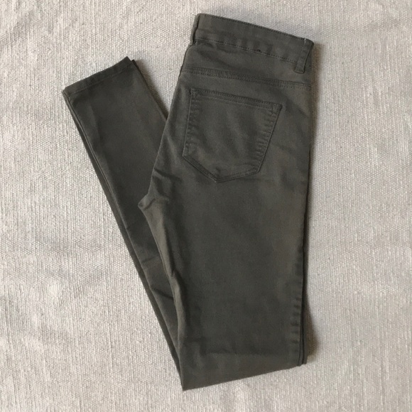 H&M Denim - Olive Green H&M Skinny jeans